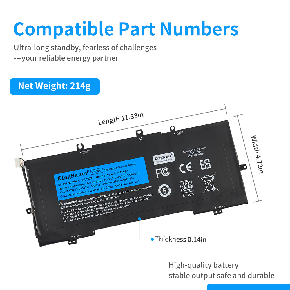 HP-VR03XL-11.4V-45Wh-Laptop-Battery
