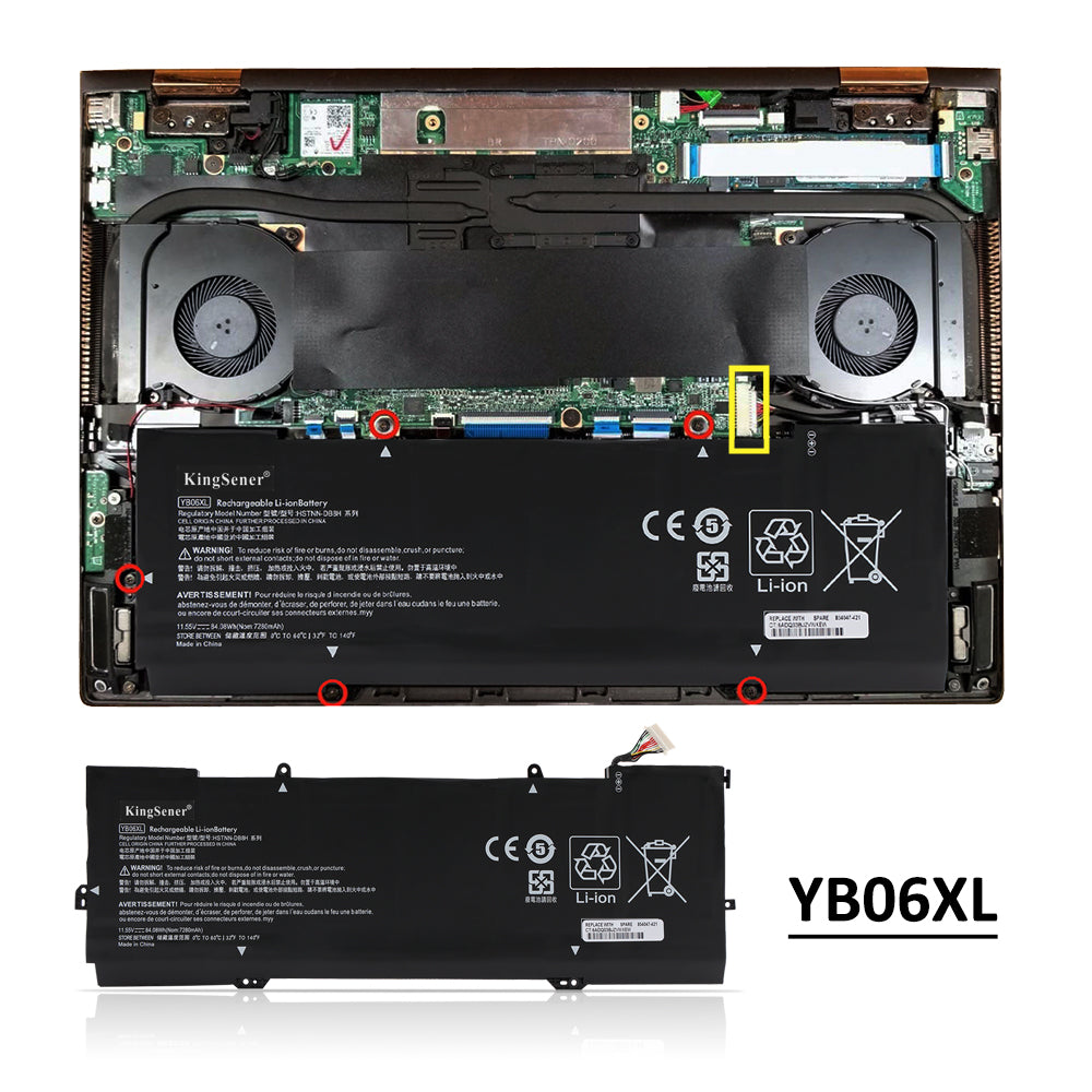 HP-YB06XL-7280mAh