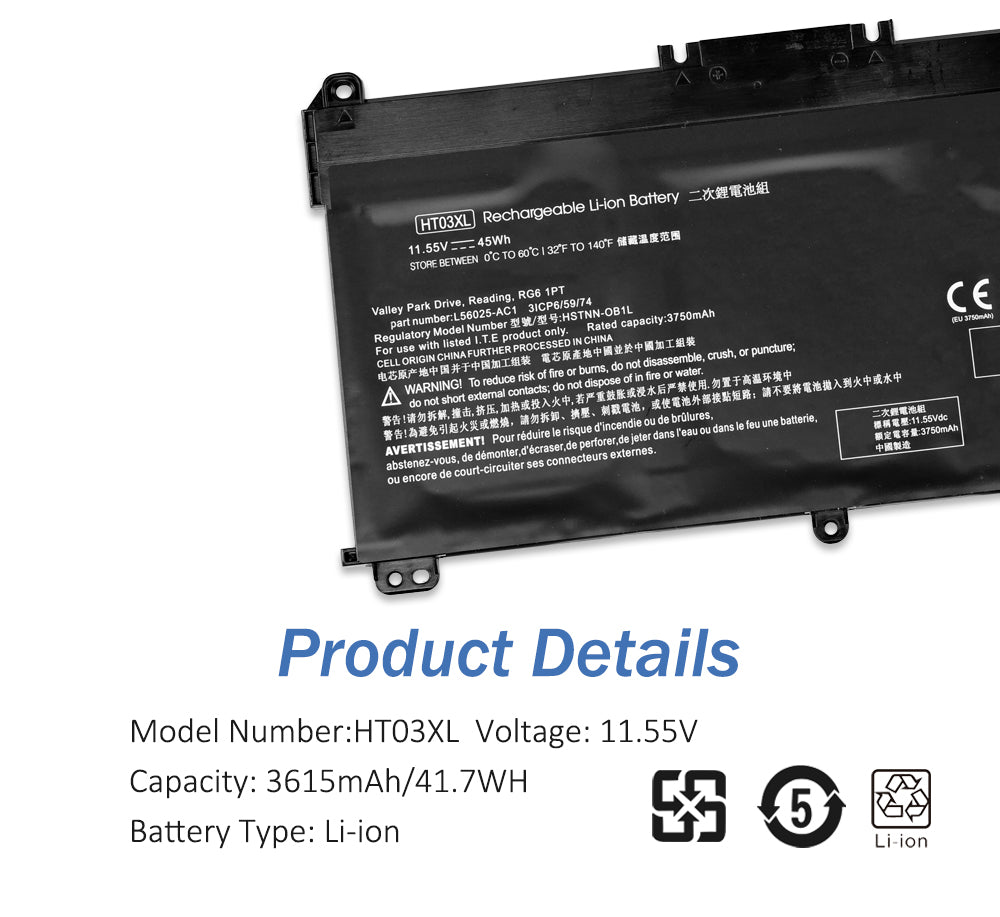 HT03XL-11.55V-41.9Wh-Laptop-Battery