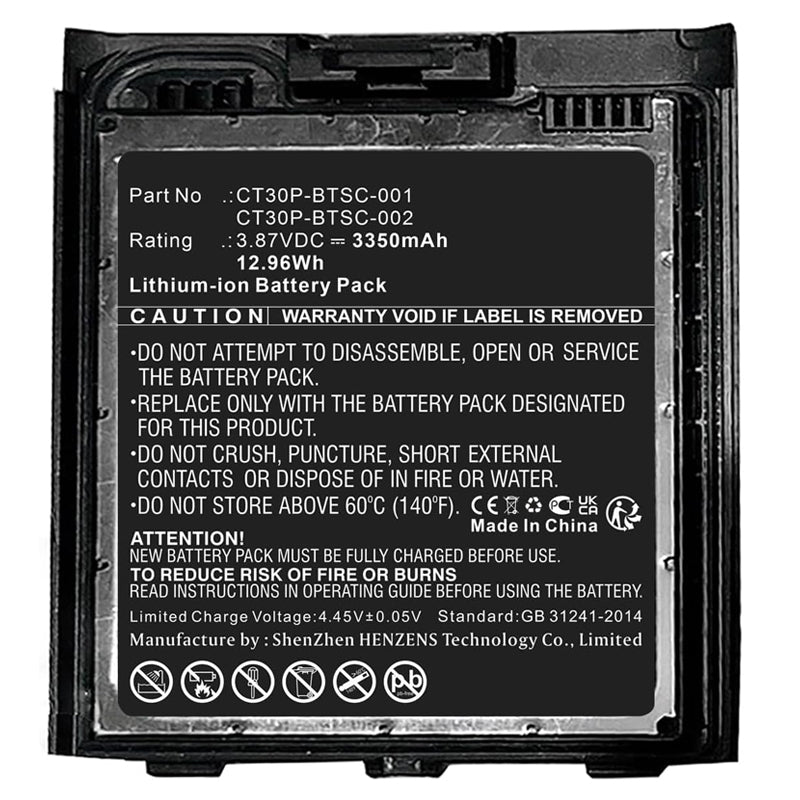 Honeywell-CT30P-BTSC-001-3350mAh-Battery