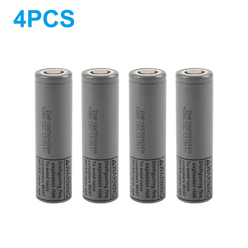 INR18650H26A 2500mAh 3.6V Li-ion Rechargeable Battery Cell 22A High Drain