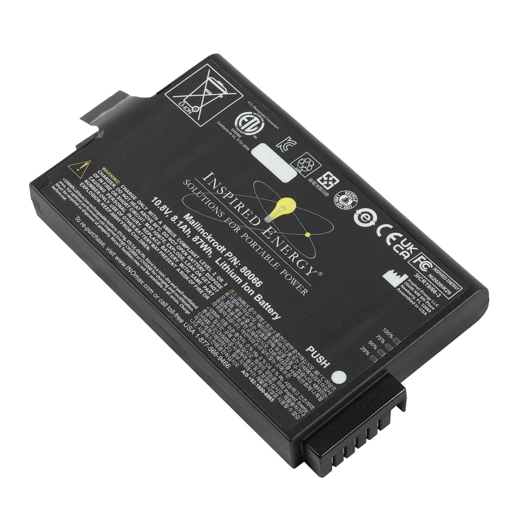 80066 Li-ion Battery 10.8V 87Wh 8.1Ah for GE USM35 Ultrasonic Flaw Detector
