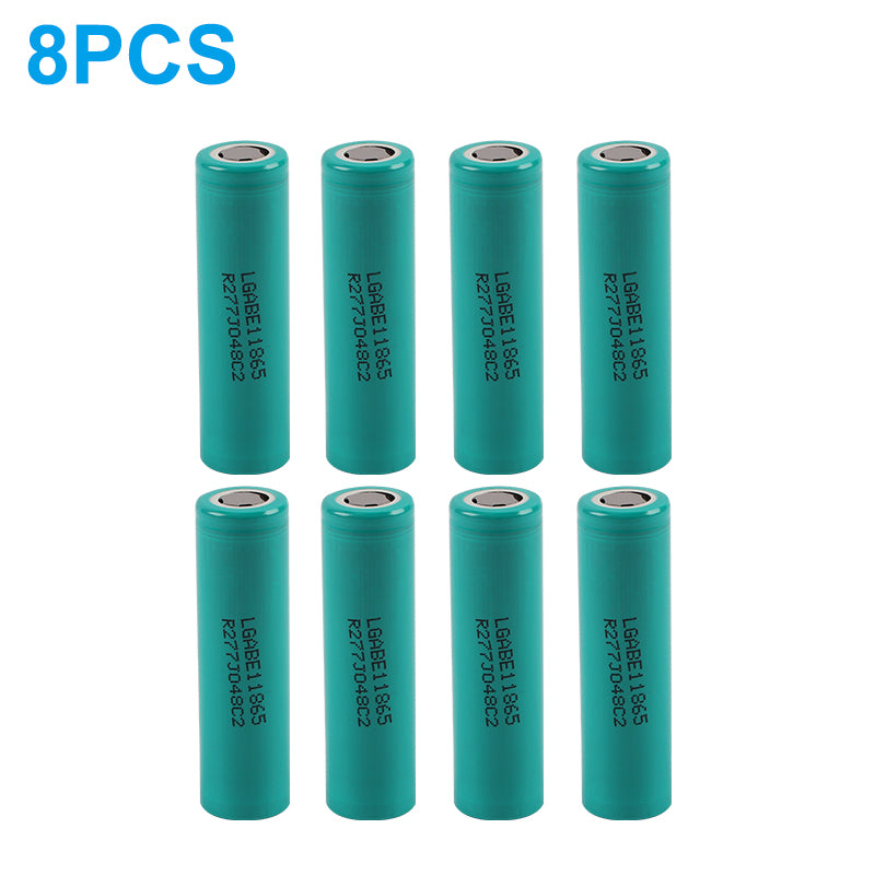 6PCS 18650 3.7V Rechargeable 3200mAh Li-ion Battery Cell LGABE11865