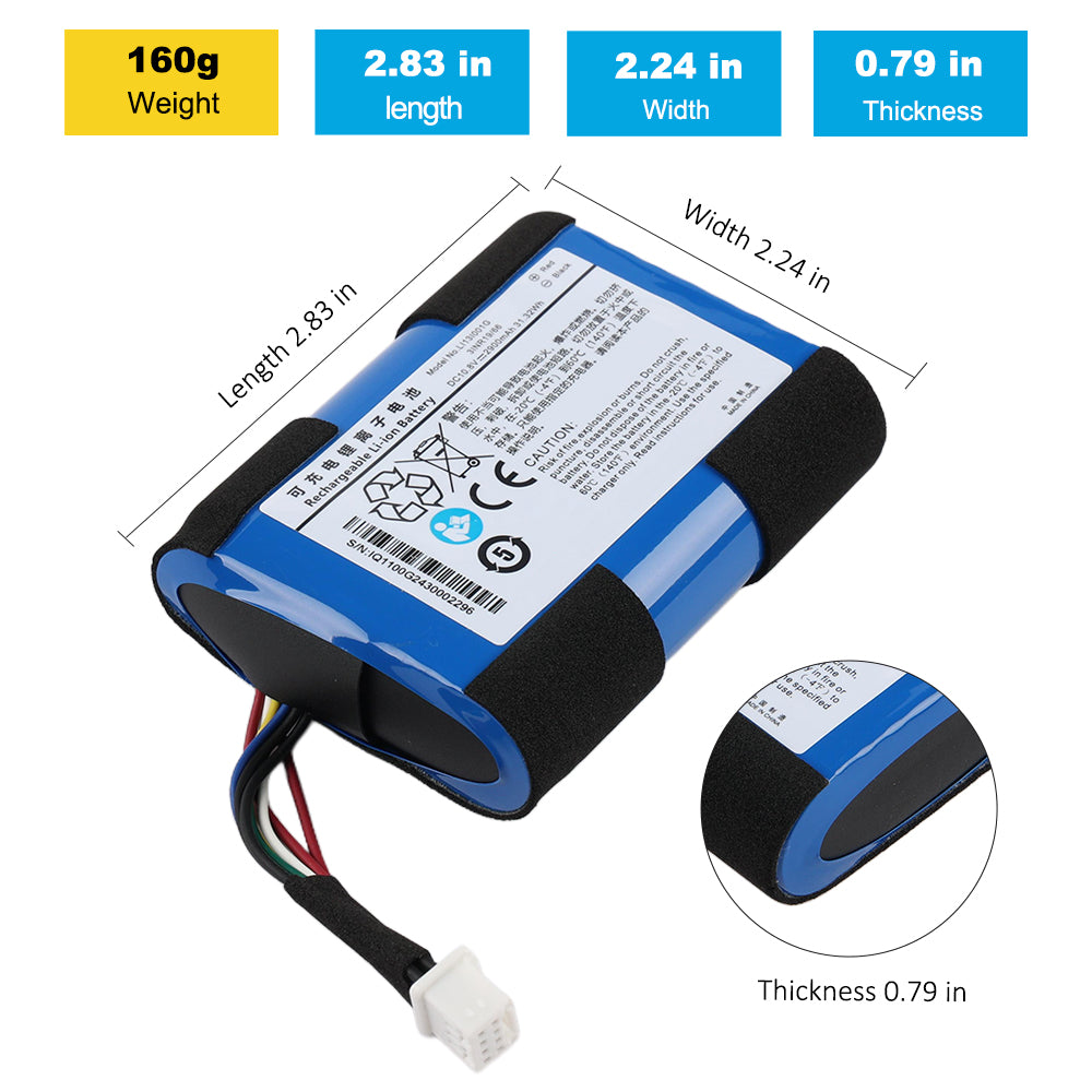 LI13I001G-2900mAh-Medical-Battery