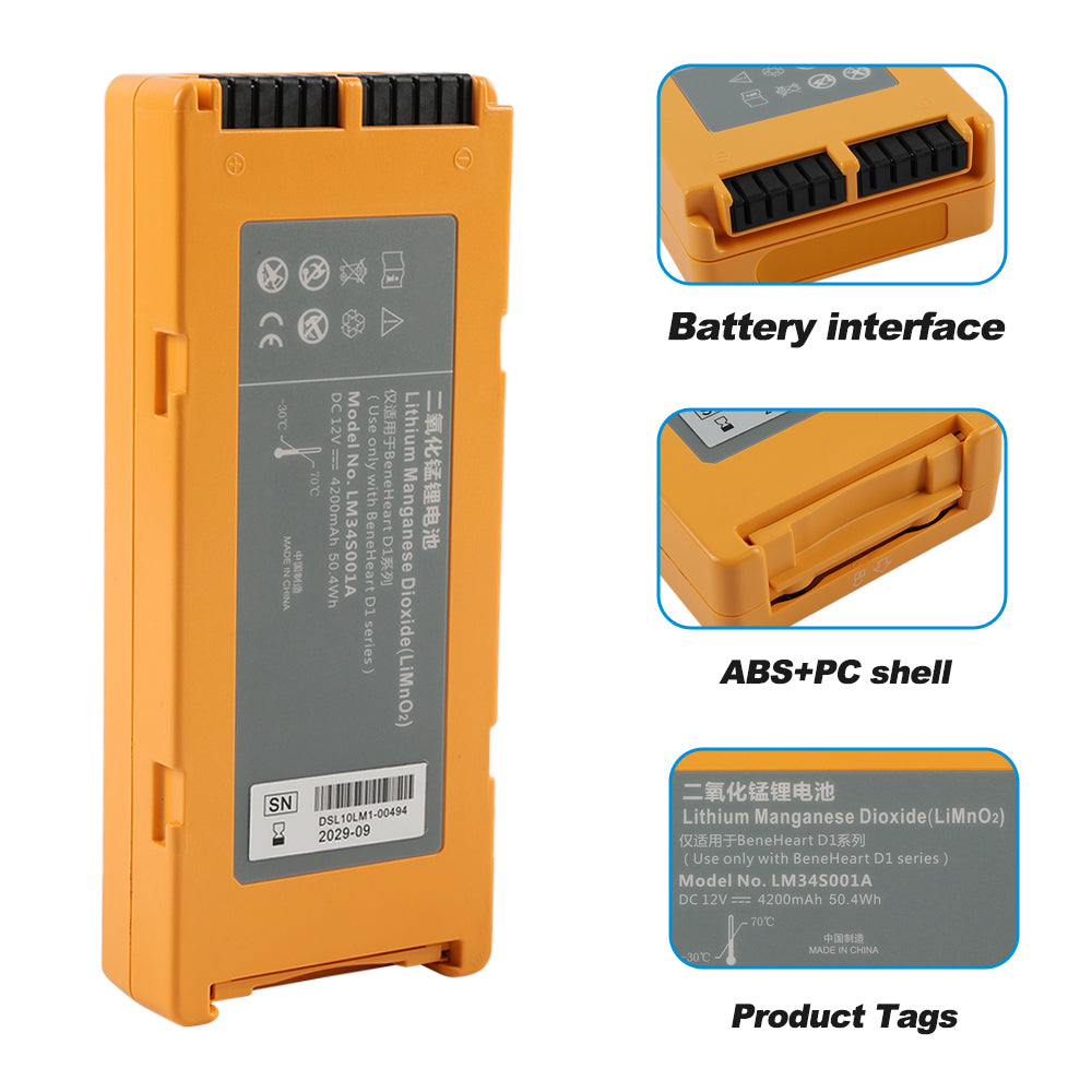 Mindray-BnenHeart-LM34S001A-Battery