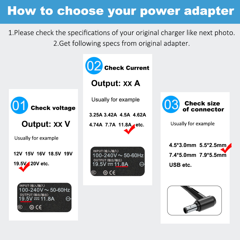 19.5V 11.8A 230W AC Adapter Laptop Charger for MSI GS66 GS76 GS75 GS65
