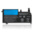01AV435 Replacement Laptop Battery for Lenovo, , front view of slim black internal battery with connector wires.