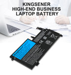 01AV435 Replacement Laptop Battery for Lenovo, , side profile highlighting the slim form factor.