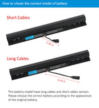 L15L4A01 Laptop Battery for Lenovo IdeaPad, 32Wh, showing internal unit and connector cable