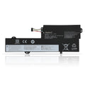 L17L3P61 Replacement Laptop Battery for Lenovo, 11.58V 36Wh 3108mAh, Black L-shaped with 4-wire connector and labels.