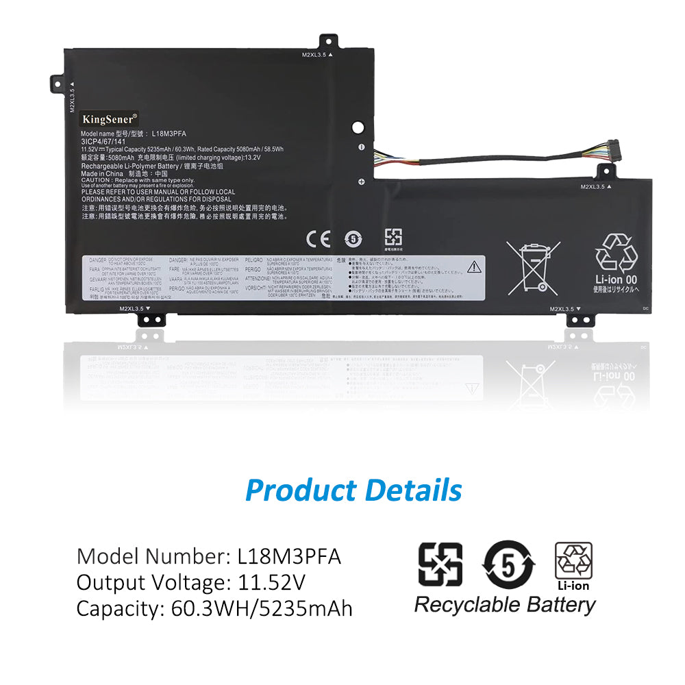 Lenovo-L18D3PF2-11.52V-60.3Wh-Laptop-Battery