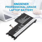 L19M3PF6 Laptop Battery for Lenovo IdeaPad, 11.52V 57Wh, showing internal unit with mounting tabs