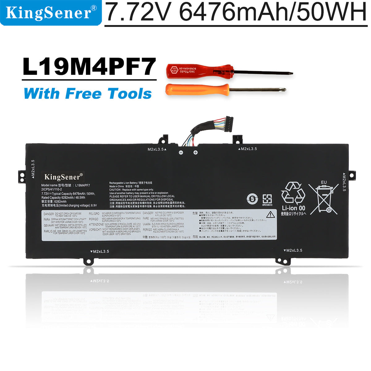 Lenovo-L19M4PF7-7.72V-50WH-Laptop-Battery