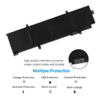 L21C4P71 Replacement Laptop Battery for Lenovo, 15.44V, angled view of the internal rechargeable battery unit.