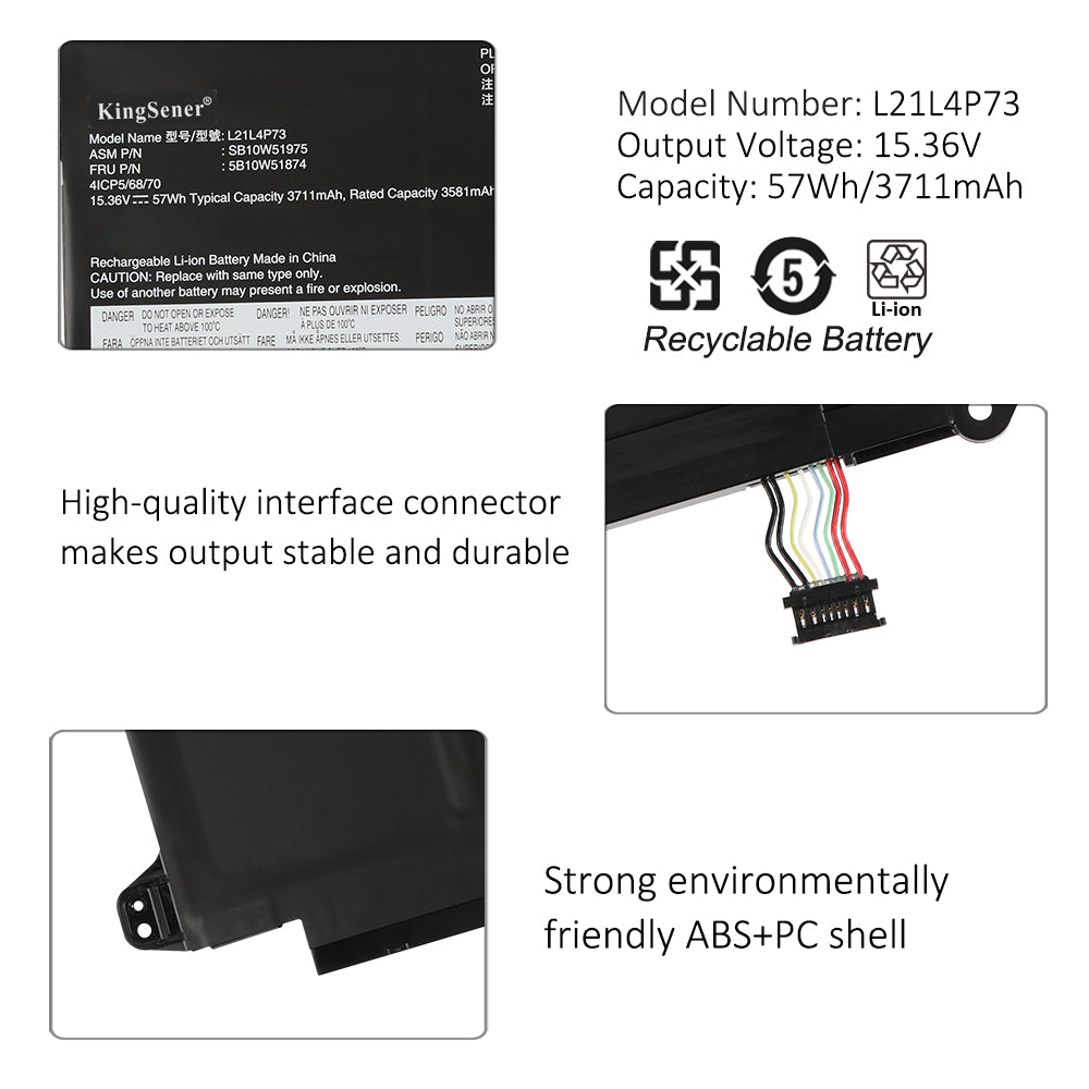 Lenovo-L21L4P73-15.36V-3711mAh-Laptop-Battery