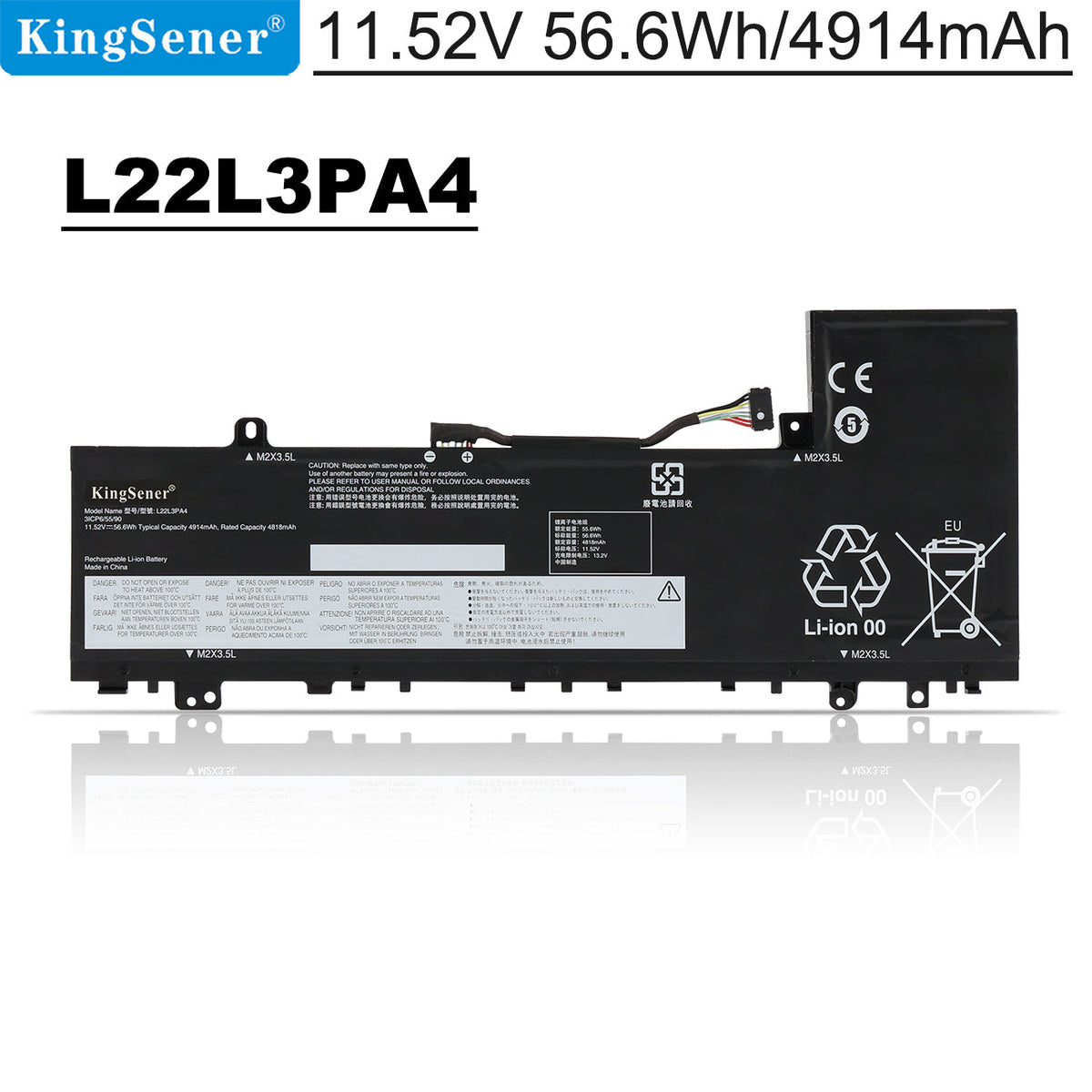 Lenovo-L22L3PA4-11.52V-56.6Wh-Laptop-Battery