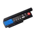 X220 Replacement Laptop Battery for Lenovo ThinkPad, 11.1V 94Wh, Thick black battery with red 29++ logo and blue label.