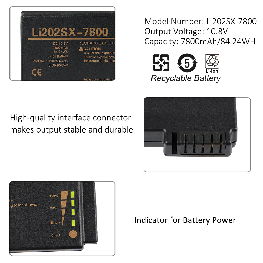 Li202SX-7800-7800mAh