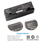 Сменный аккумулятор Kingsener BTY-L79 для рюкзака MSI HTC Vive VR One (7RE-231CN) | 91,66 Вт·ч повышенной емкости