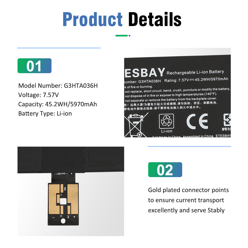 Microsoft-G3HTA036H-5970mAh-Laptop-Battery