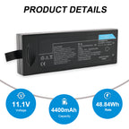 Mindray-LI23S001A-11.1V-4400mAh-Medical-Battery