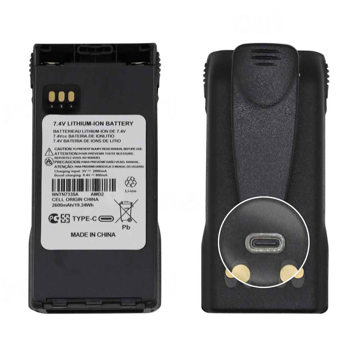 NNTN7335 Replacement Battery For Motorola XTS1500 XTS2500 MT1500