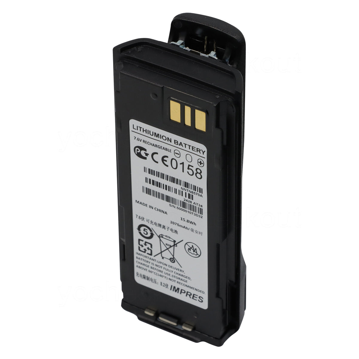 NNTN8570 Replacement Battery For Motorola MTP8500 MTP8550EX XIR P8668EX P8608EX Radio