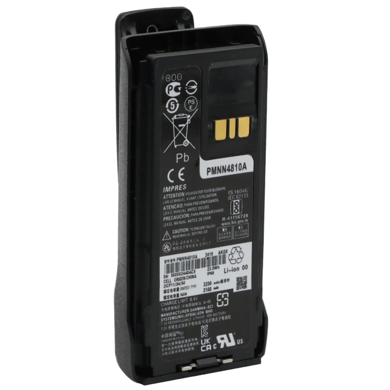 Motorola-PMNN4810A-7.2V-3200mAh-Radio-Battery