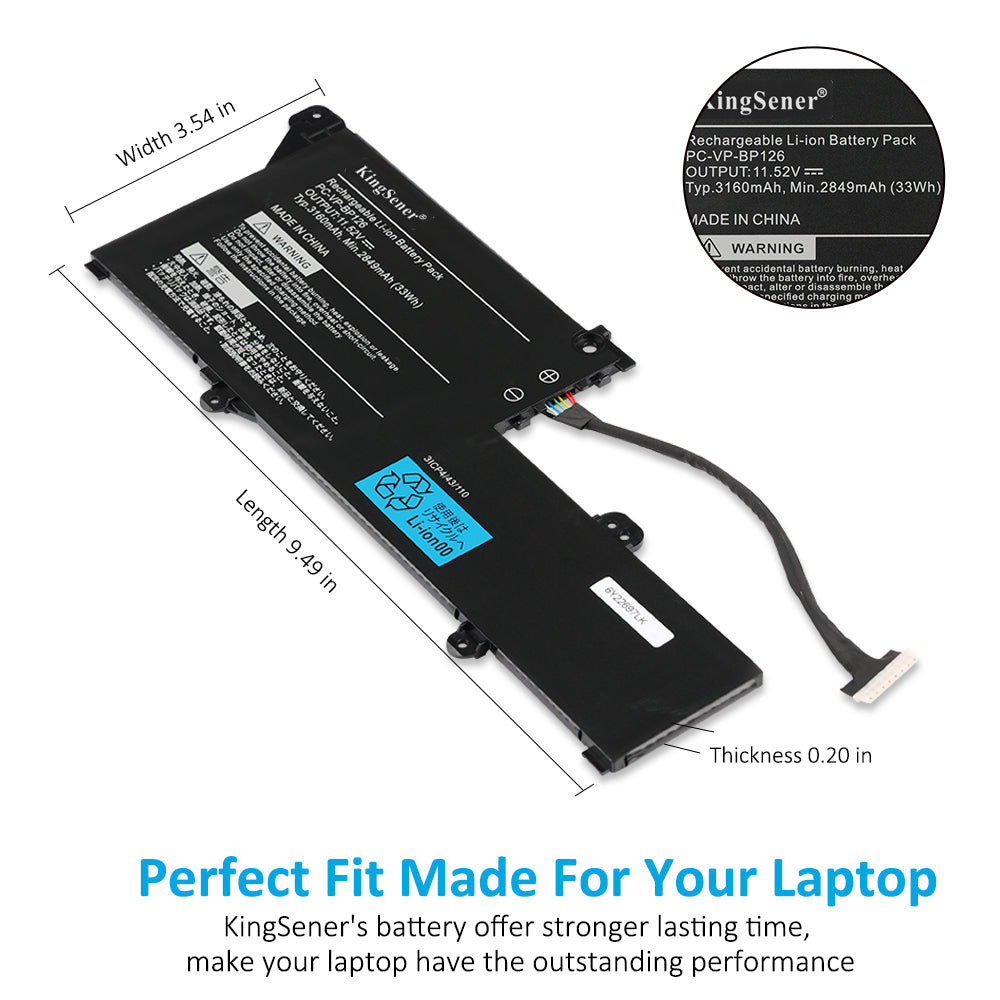 NEC-PC-VP-BP126-33WH