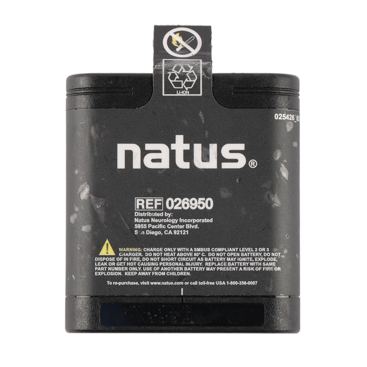 REF 026950 Replacement Battery For Natus Camino ICP Monitor 14.4V 3.1Ah