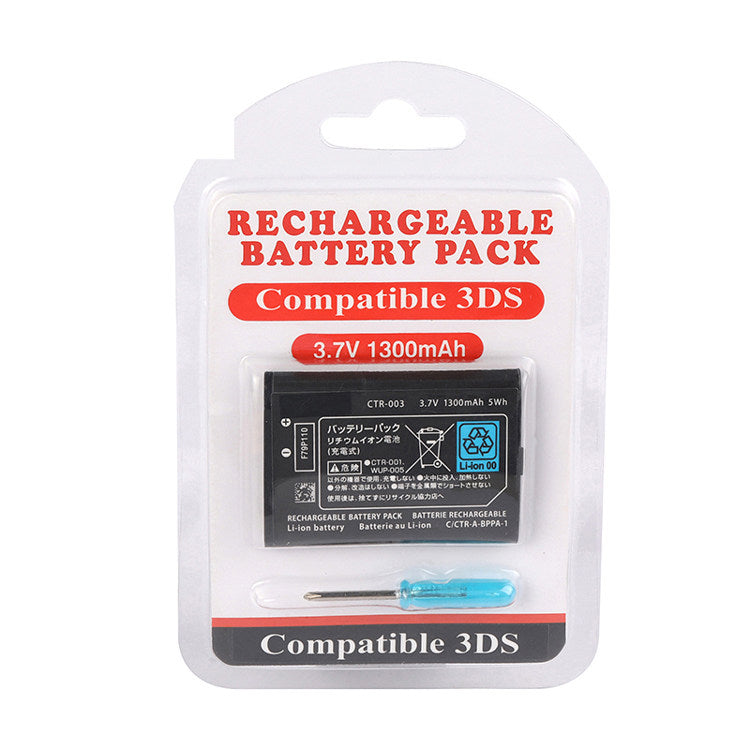 Nintendo 3DS CTR-003 Battery Replacement 3.7V 1300mAh Li-ion for 2DS 2DS XL CTR-001 JAN-001 MIN-CTR-001