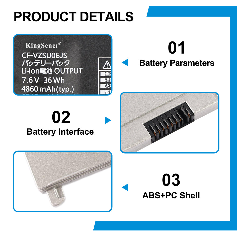 Panasonic-CF-VZSU0EJS-7.6V-36Wh-Laptop-Battery