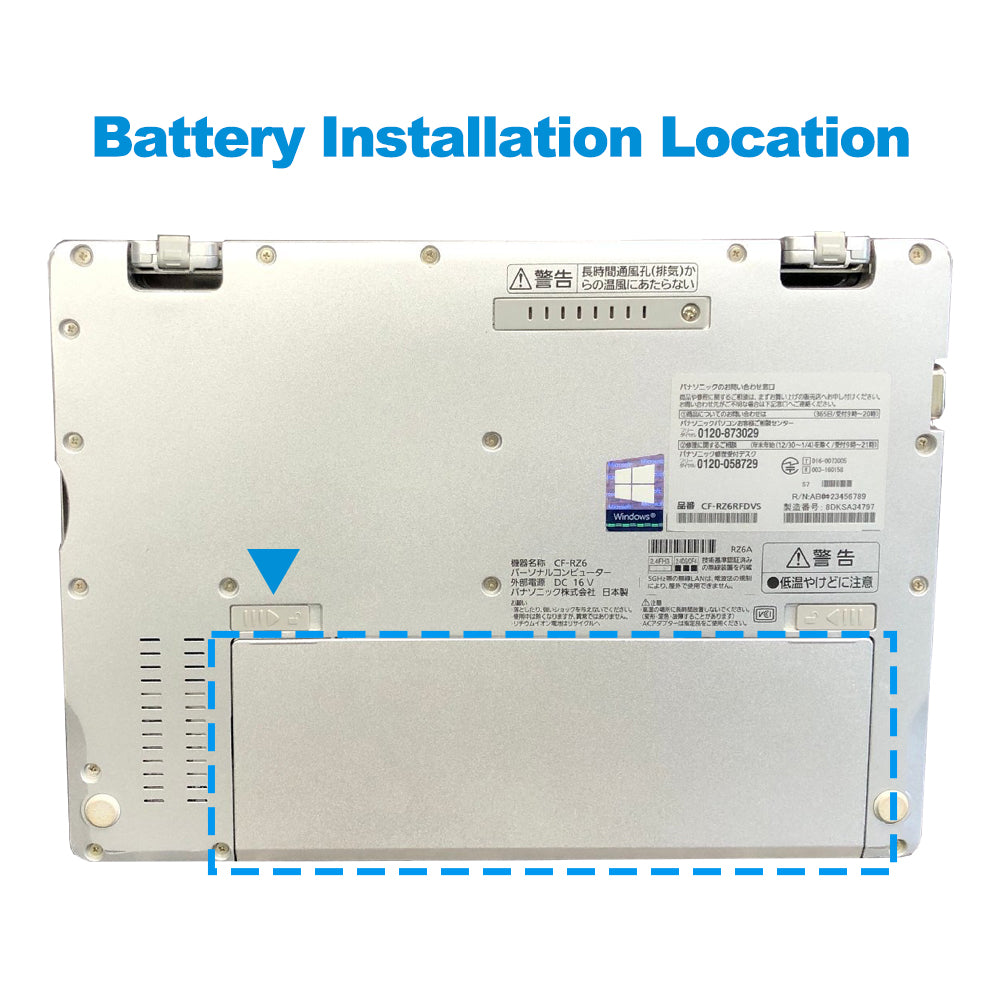 Panasonic-CF-VZSU0EJS-7.6V-36Wh-Laptop-Battery