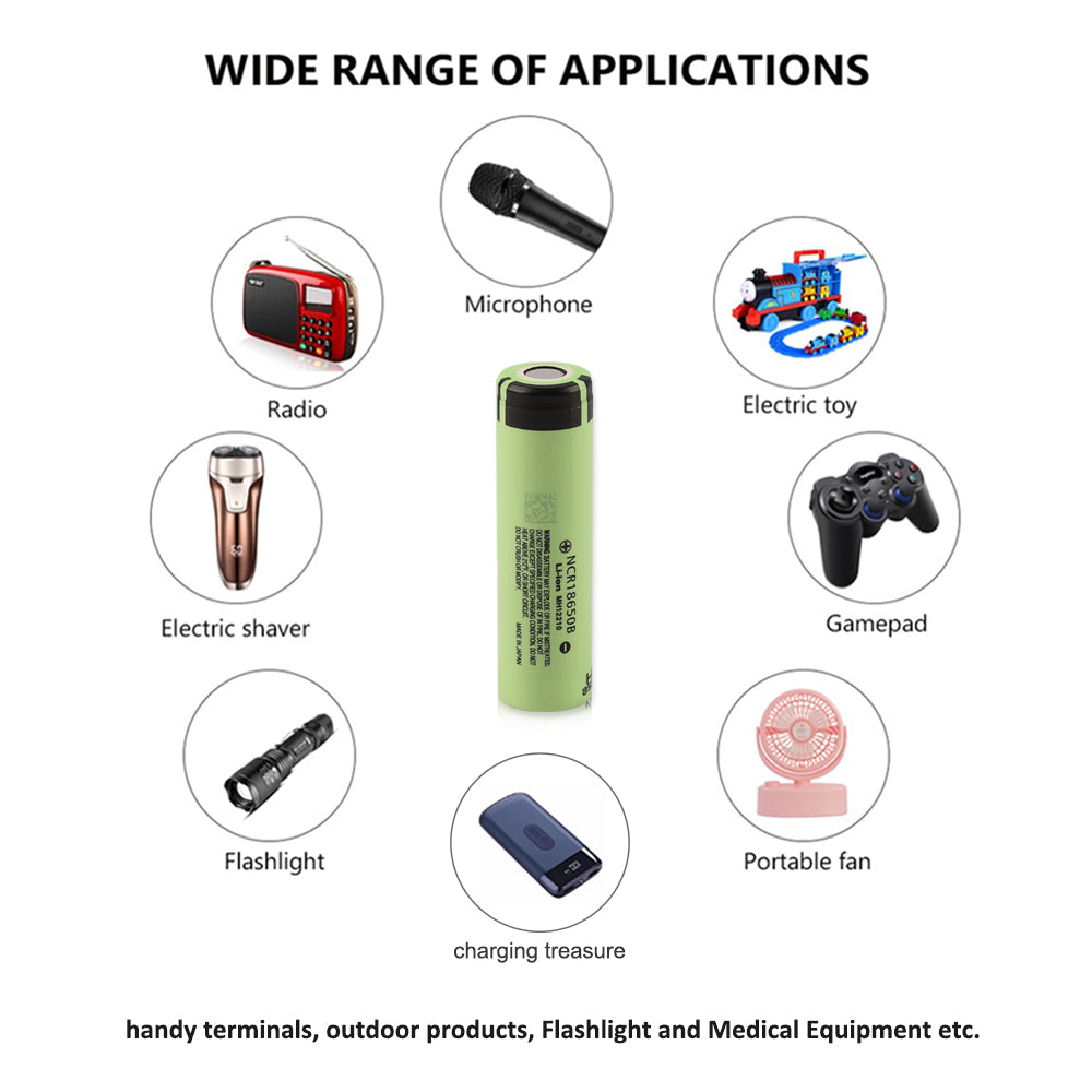 Panasonic-NCR18650B-3400mAh-Lithium-Battery
