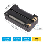 Pentax-10002-3400mAh-Total-Station-Battery