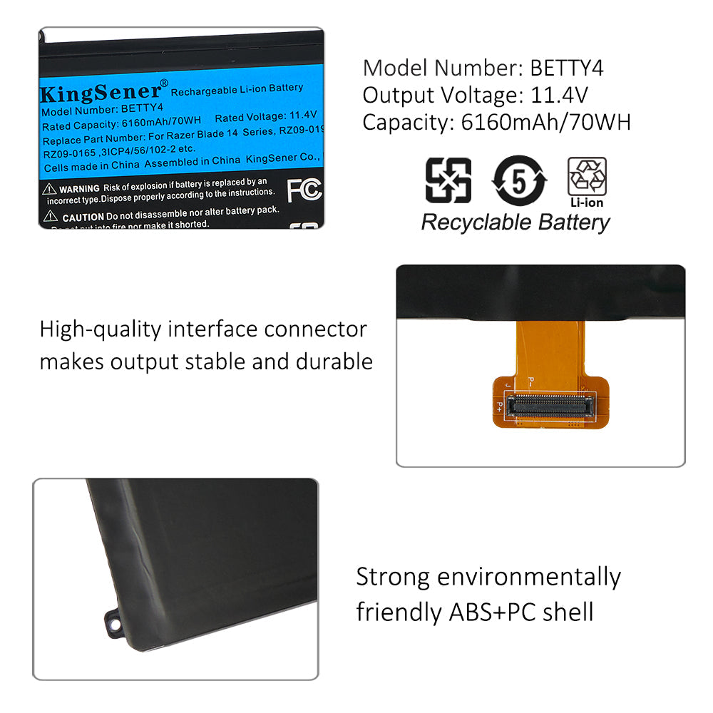 Razer-BETTY4-6160mAh