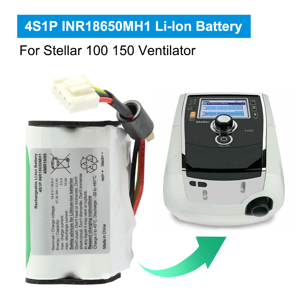 Resemed-4S1P INR18650MH1-14.8V-47.36WH-Medical-Battery