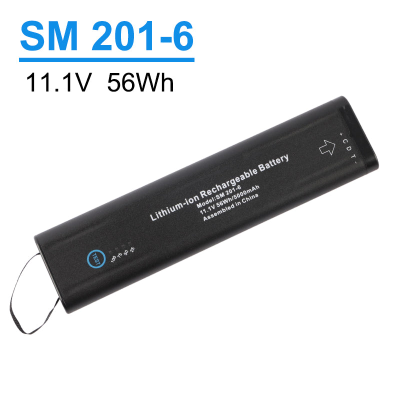 SM201-6 Battery For GE Dash 3000 4000 5000 Transport Pro Patient Monitor - 56WH