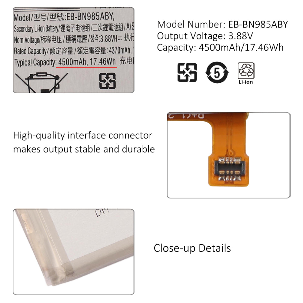 Samsung-EB-BN985ABY-3.88V-17.46Wh-Phone-Battery