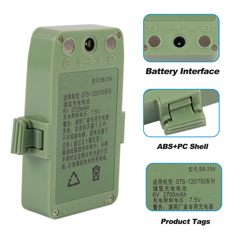 Sanding-SB-25A-2700mAh-Total-Station-Battery