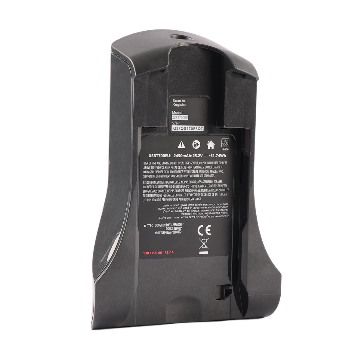Shark-XSBT700EU-25.2V-61.74Wh-Vacuum-Cleaner-Battery