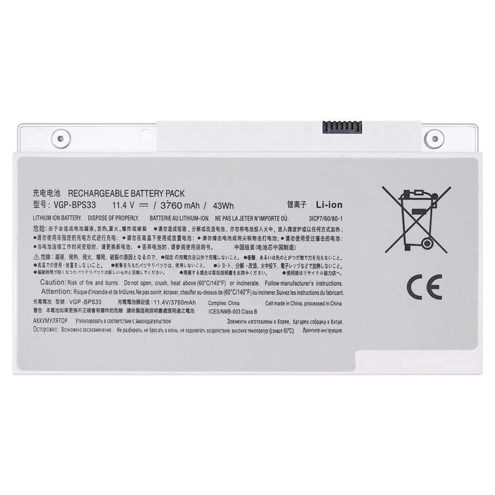 Sony-VGP-BPS33-11.4V-3760mAh-Laptop-Battery