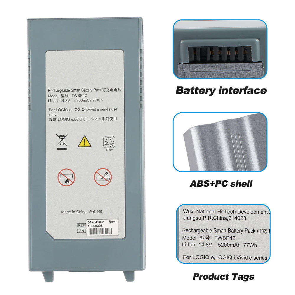 GE-TWBP42-5200mAh-Medical-Battery