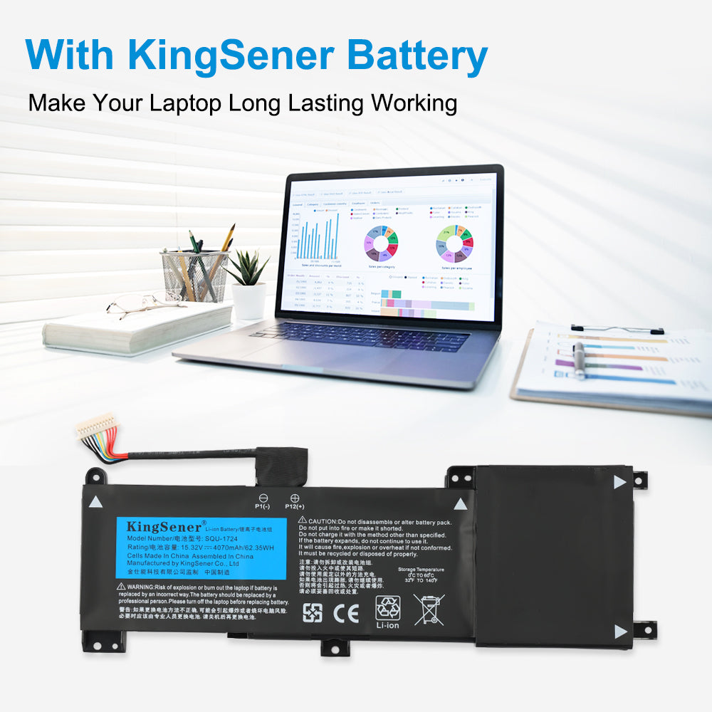 ThundeRobot-SQU-1724-15.32V-62.35Wh-Laptop-Battery