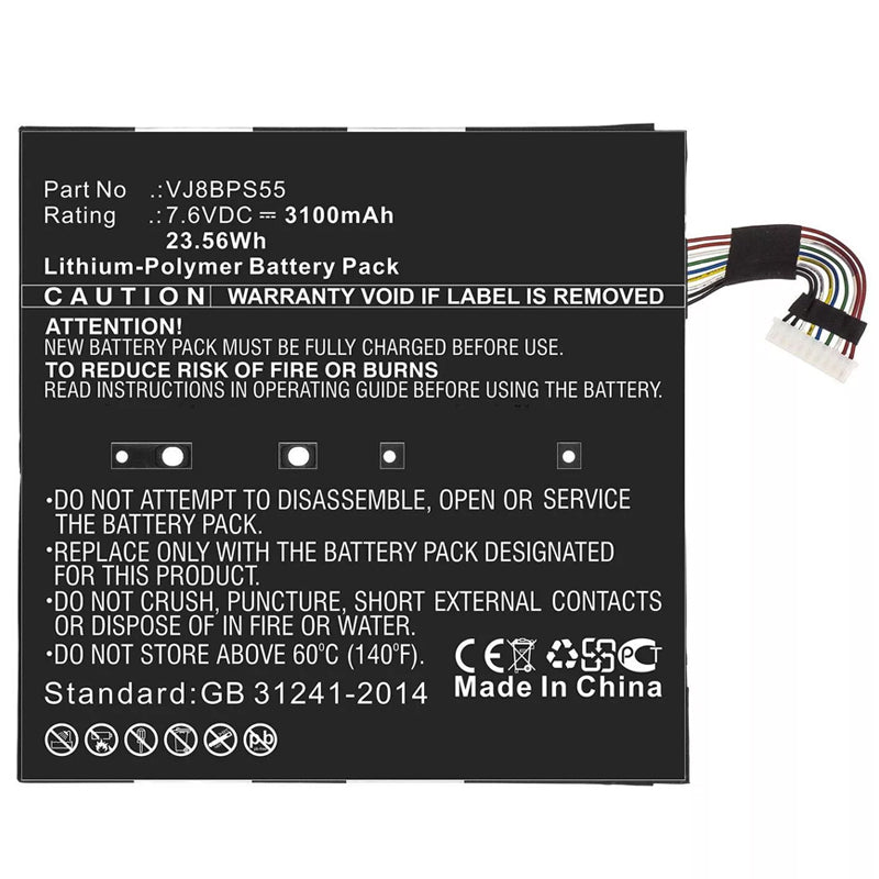 VJ8BPS55-3100mAh