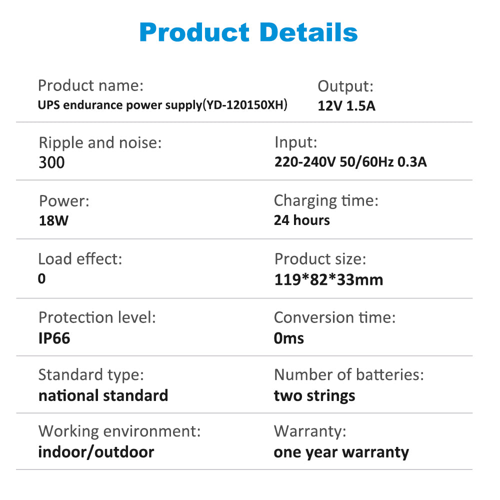 YD-120150XH-12V