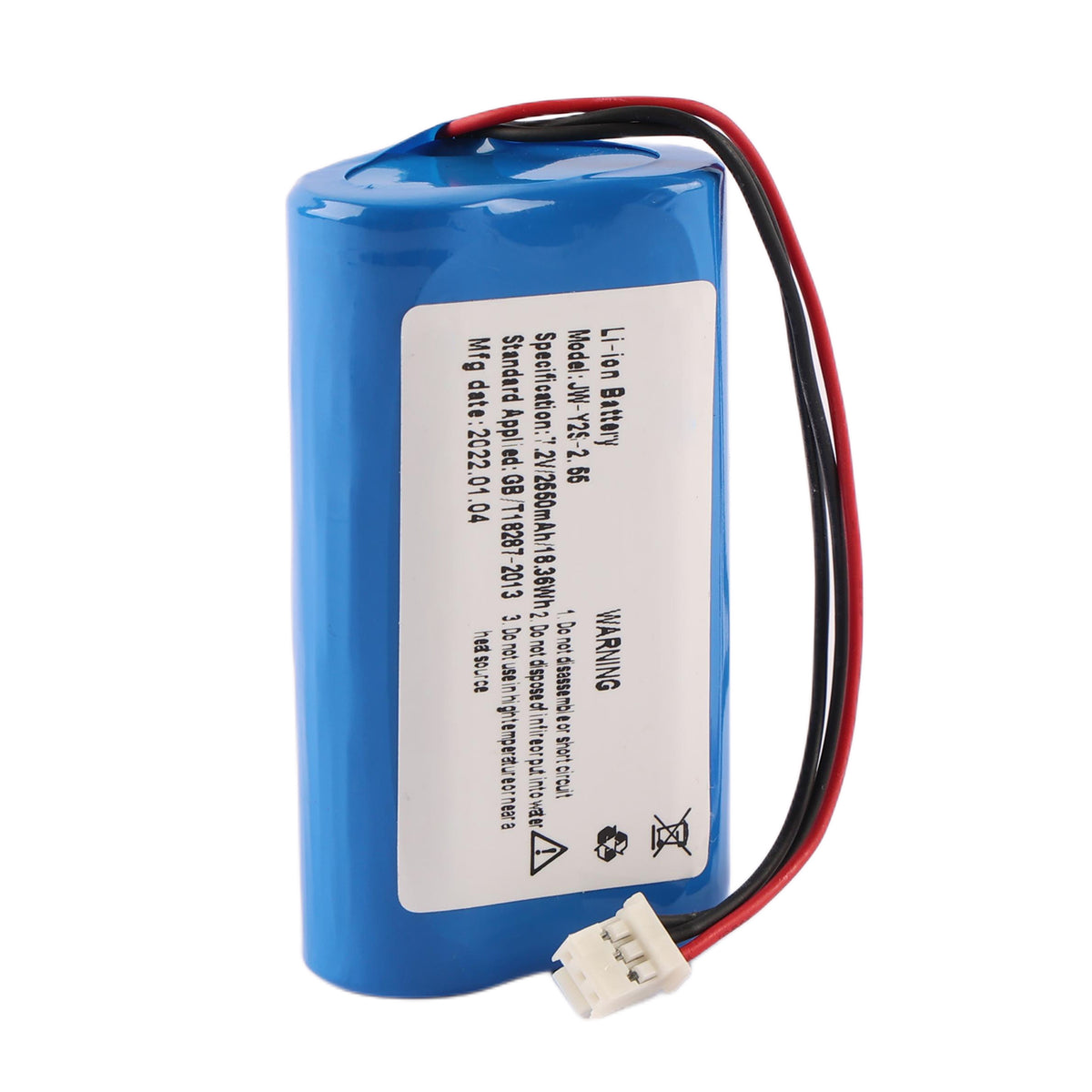 YUSEN-JW-Y2S-2.55-2550mAh-Medical-Battery