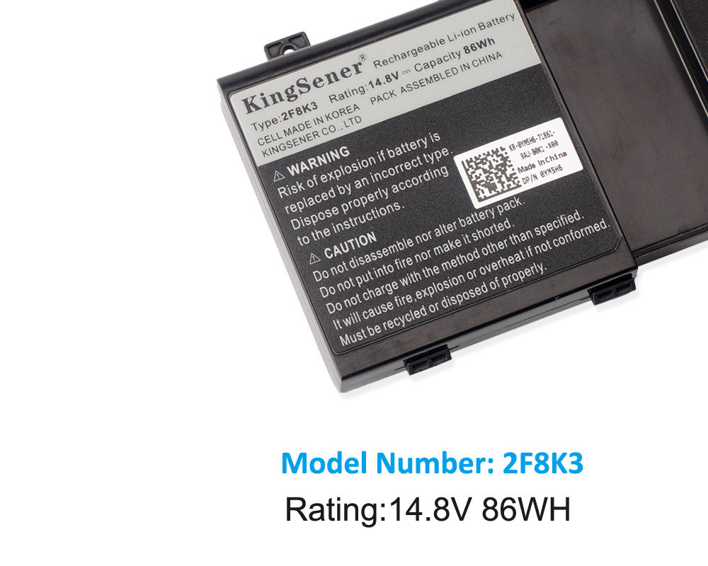 Dell-Alienware-2F8K3-laptop-battery-86WH
