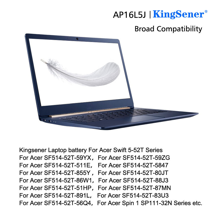 Kingsener-AP16L5J-laptop battery-4670mAh