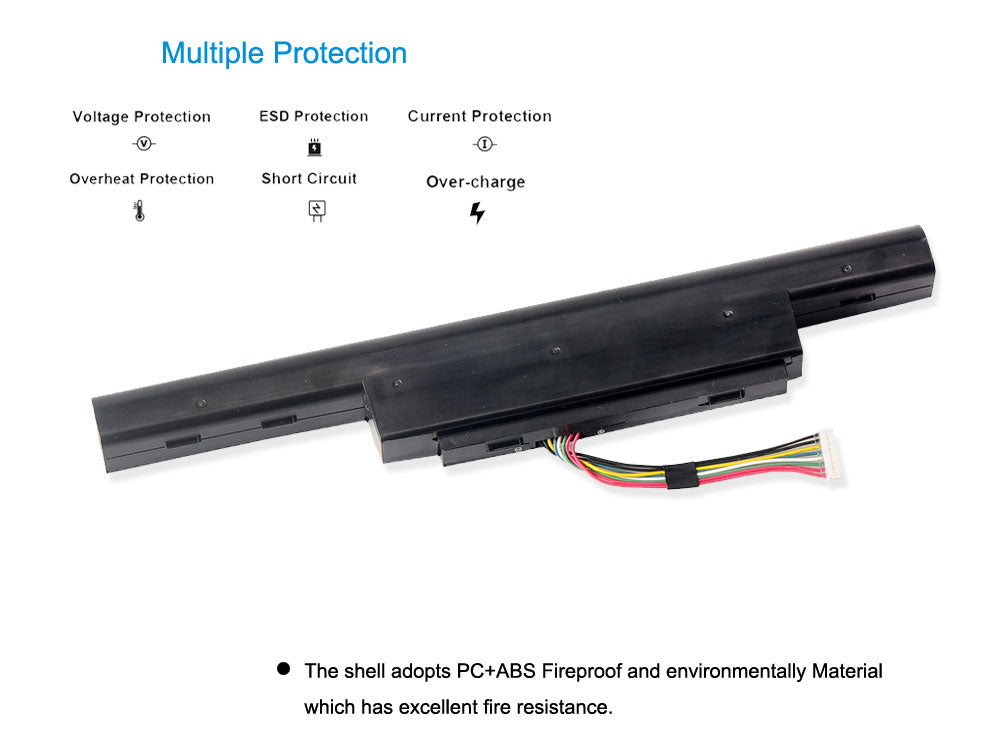 AS16B5J AS16B8J Battery for Acer Aspire E5-575G-53VG — 10.95V 5600mAh 61.3Wh